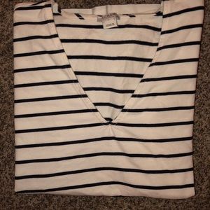 J. Crew women’s v-neck top with ruffle sleeves
